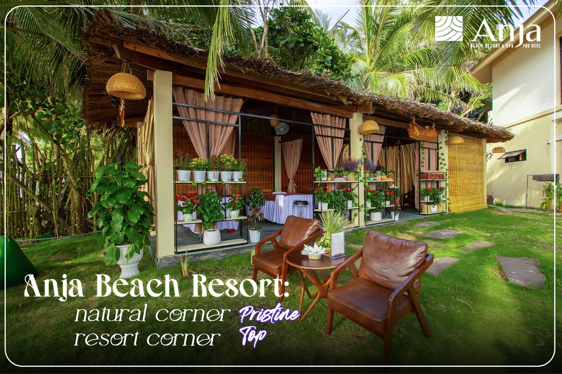 Anja Beach Resort: Pristine Nature Corner, Top Resort Corner - Anja 